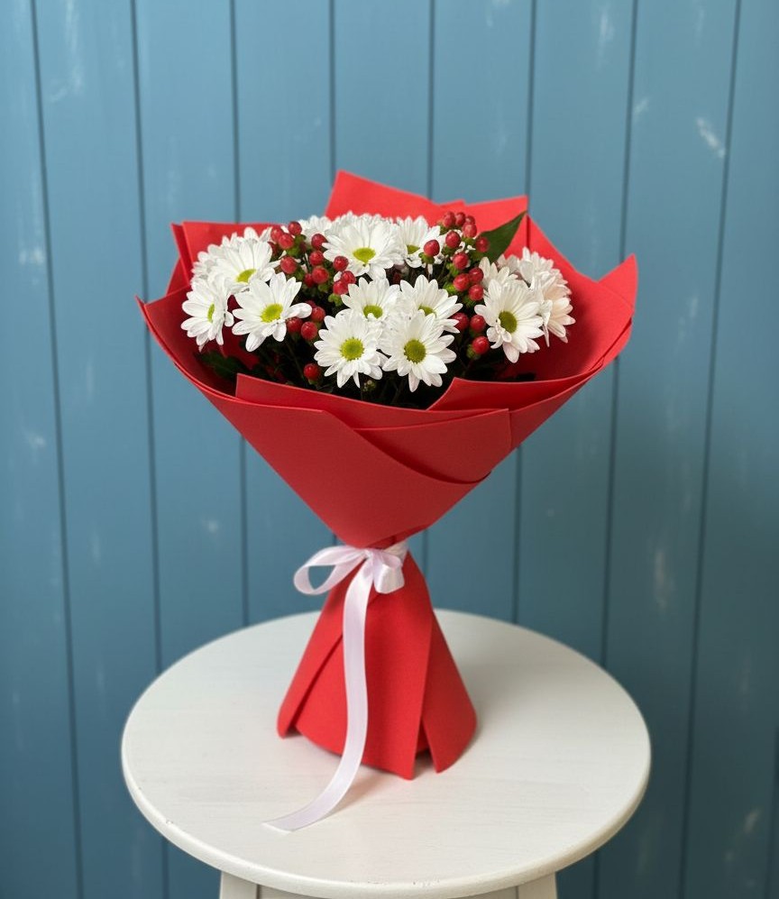 Букет цветов из: Хризантемы в Бирске