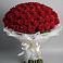 Букет 101 Красная роза Блэк Мэджик в Бирске