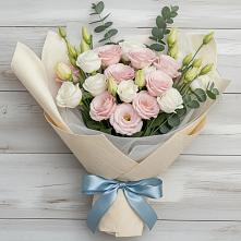 Букет цветов из:  Лизиантусы в Бирске