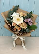 Букет цветов из:  Герберы и Хризантемы в Бирске
