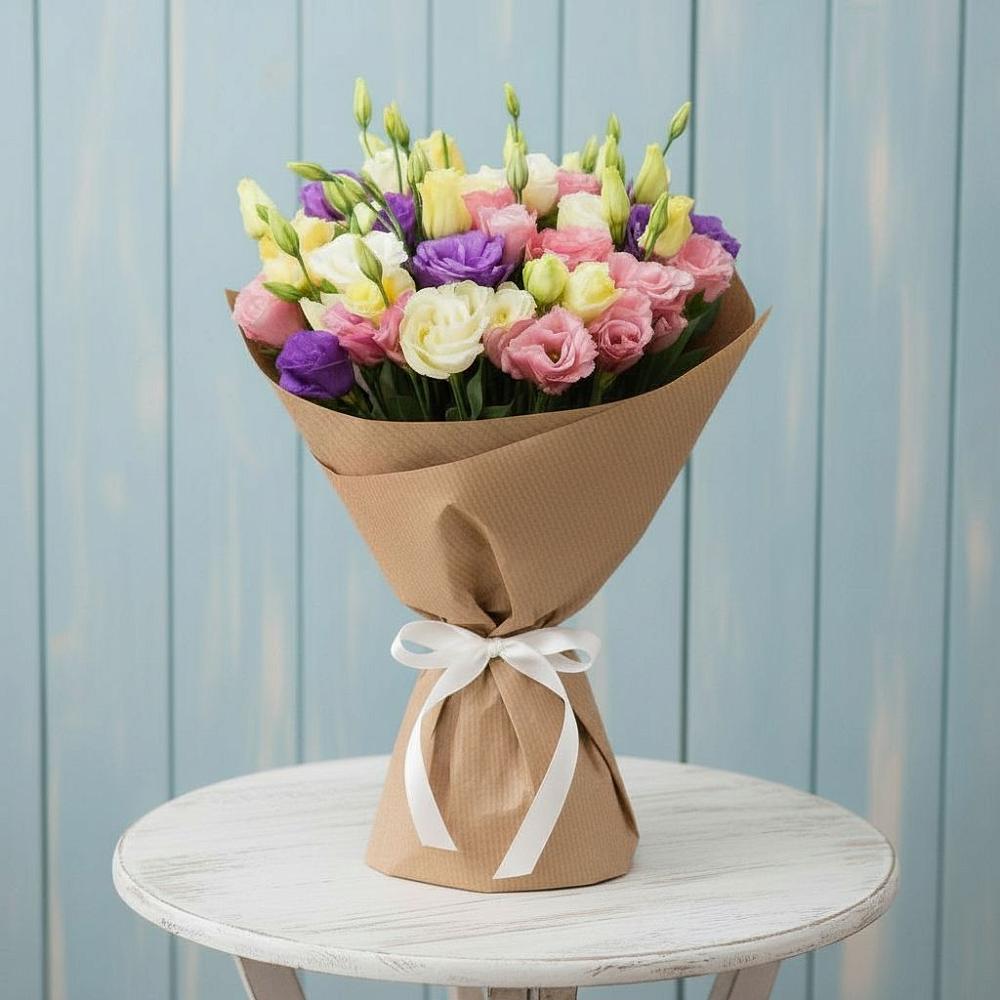 Букет цветов из: Лизиантусы в Бирске