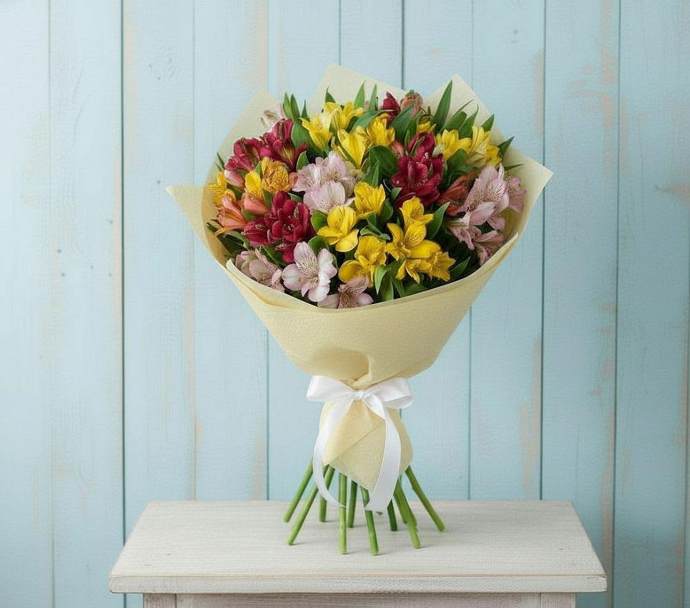 Букет цветов из: Альстромерии в Бирске