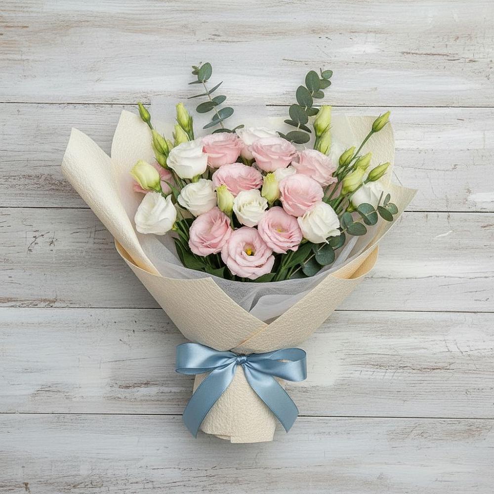 Букет цветов из: Лизиантусы в Бирске